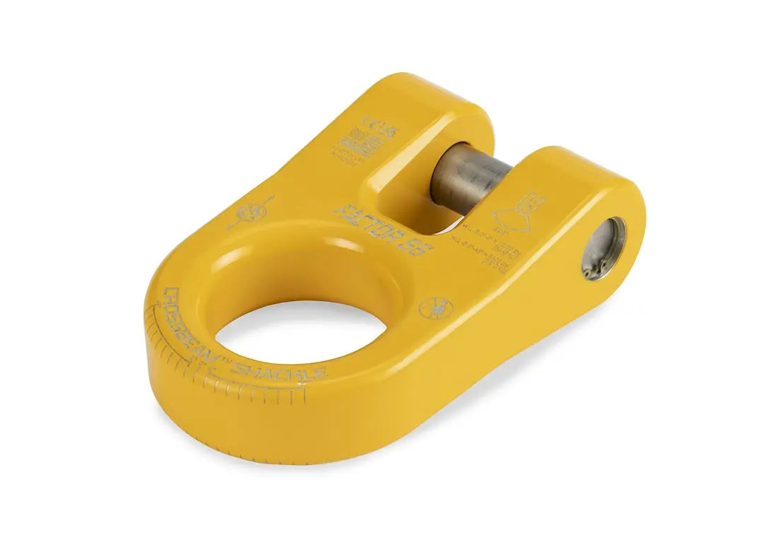 Factor 55 Crossbeam Shackle Yellow - Heavy Duty Recovery Anchor Point