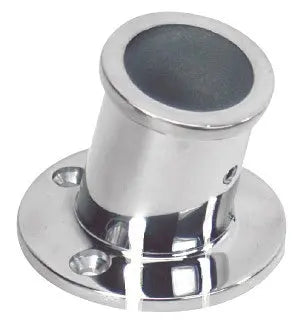 Whitecap Industries 1-1/4 inch Flagpole Socket - Top Mount for Durable Flagpole Installation