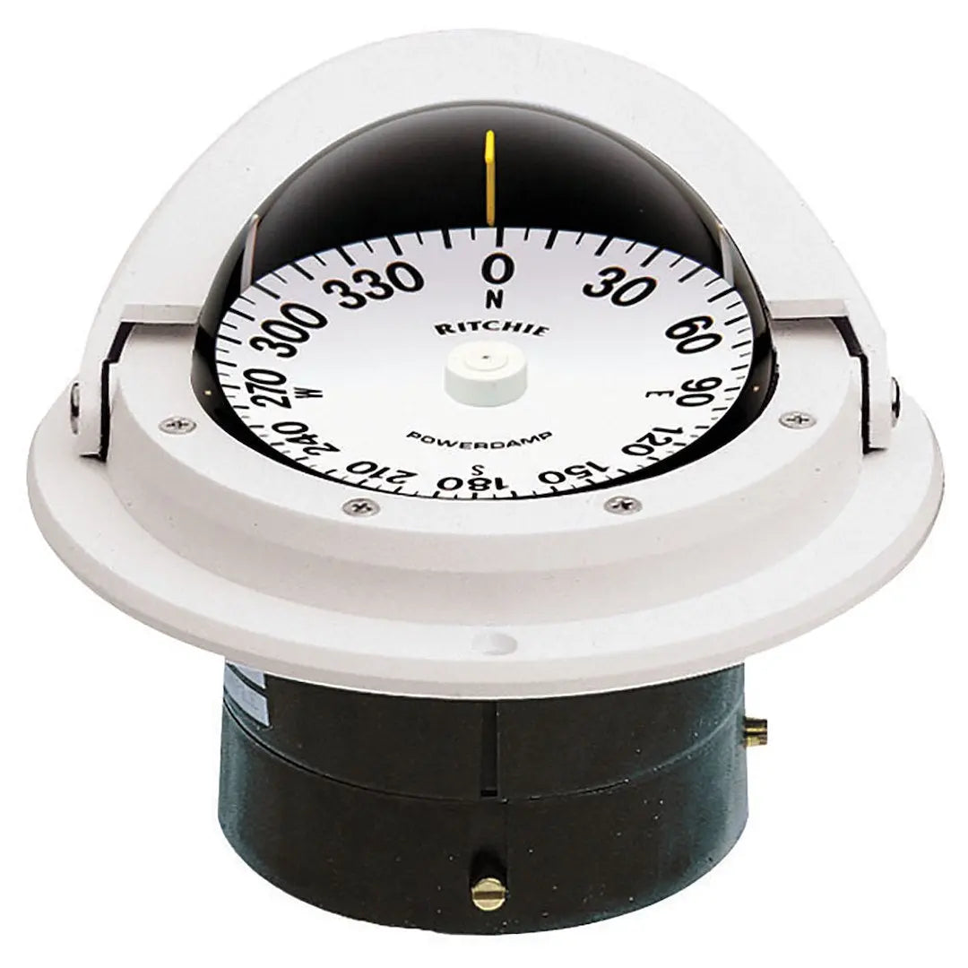 Ritchie Navi Compass Flush Mount 3' Dial White (Part Number F82W)