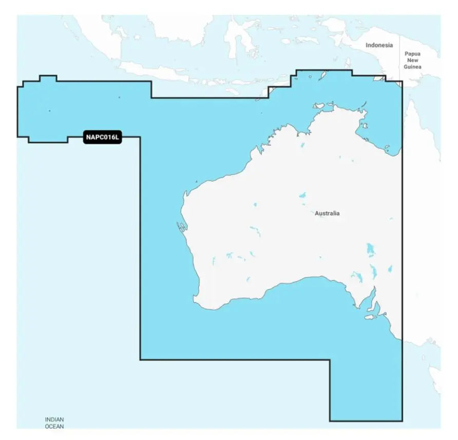 Navionics+ Australia West & Central Marine Navigation Chart Set