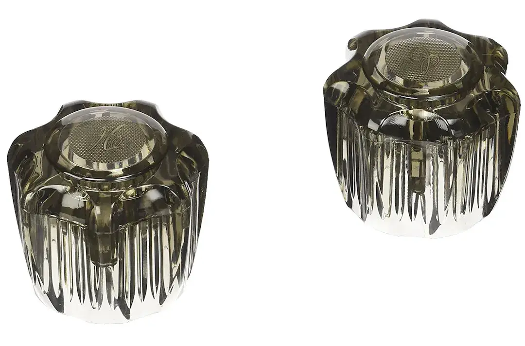 DURA FAUCET DFRKS Smoked Acrylic Knobs - Modern Cabinet Hardware by DURA FAUCET