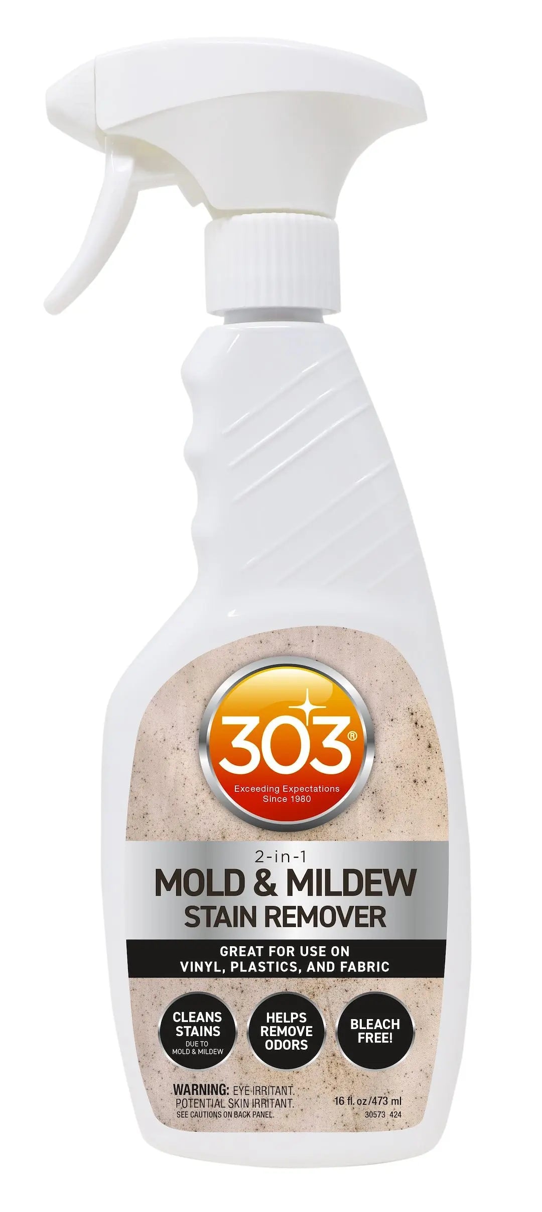 303 Products 30573 16 oz Mold & Mildew Cleaner & Blocker for Effective Surface Protection