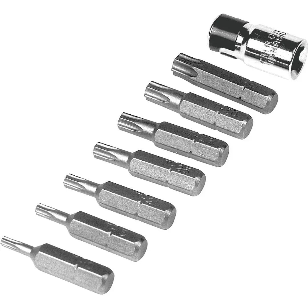 Perform Tool W1386 Star Bit Set - Precision Screwdriver Bits for Automotive and Mechanical Repairs