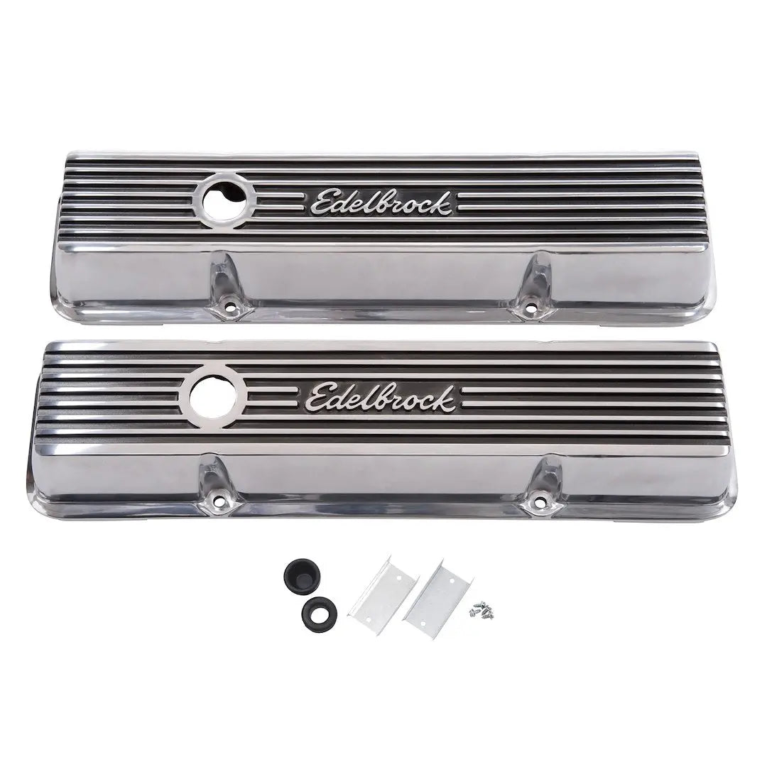 Edelbrock VC Elite II SBC Tall Polished Valve Cover - Part #4263