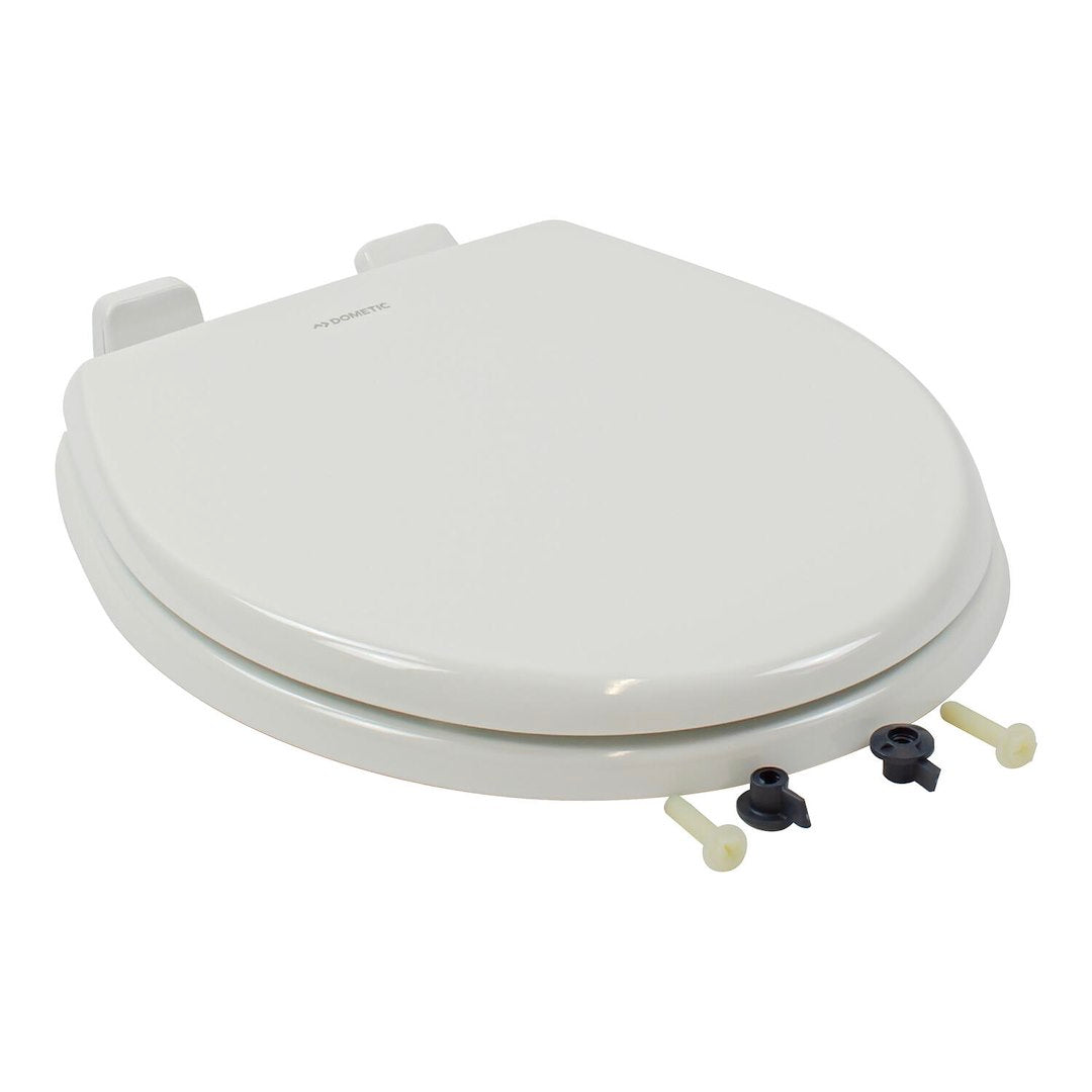 Dometic 385343829 White Seat & Cover for RV and Marine Applications