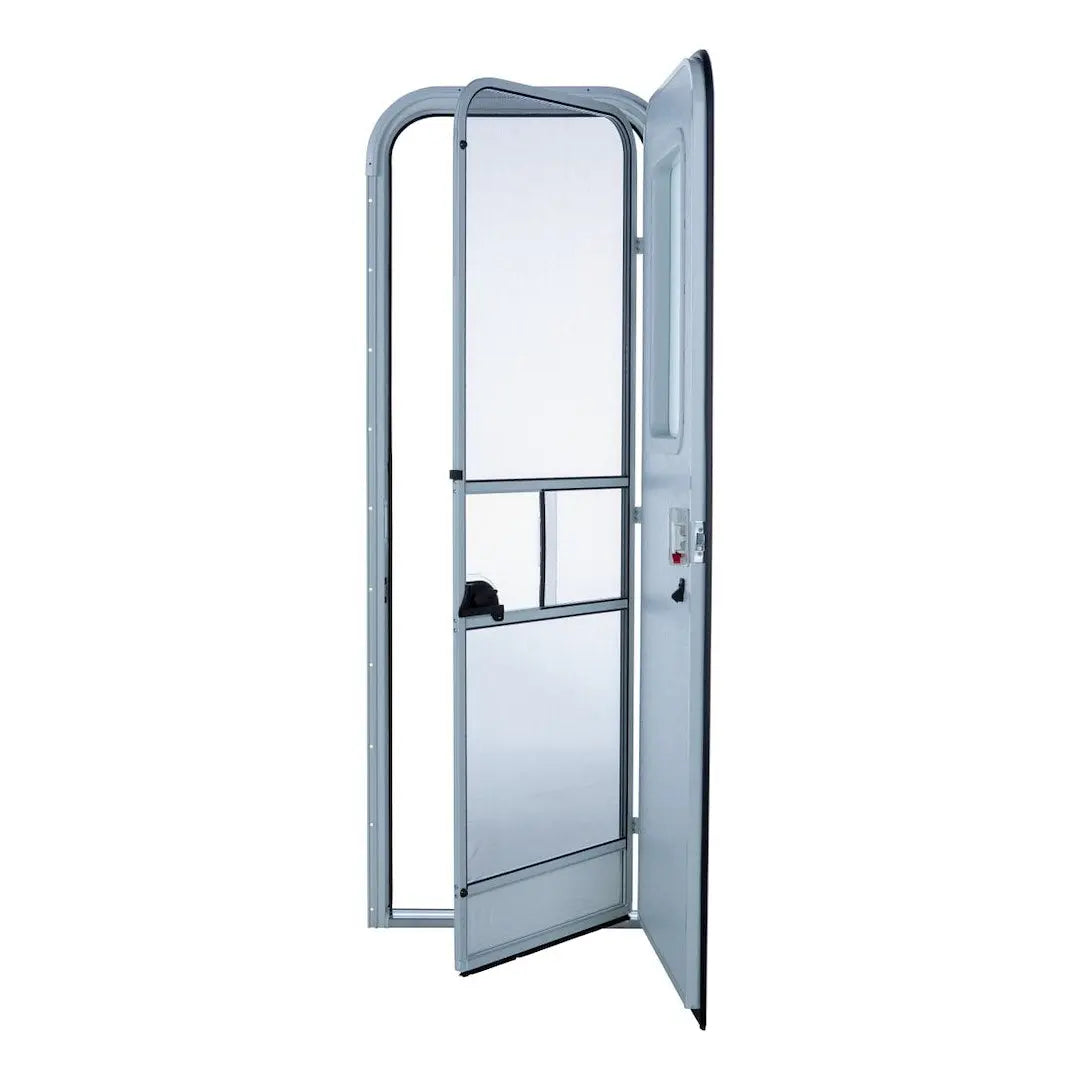 Lippert Components 30 x 72 Radius Entrance Door RH - Durable RV Entry Door