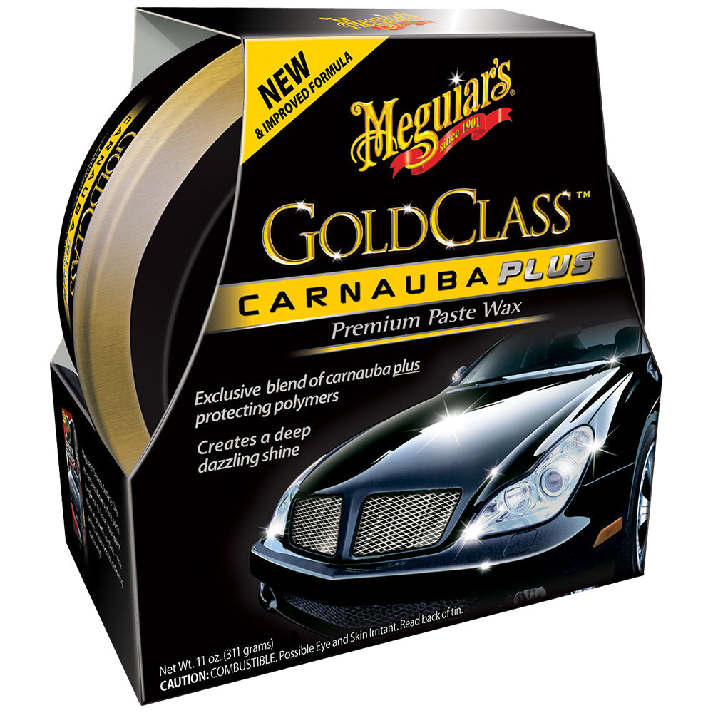 Meguiar's Wax G7014J Gold Class Paste Car Wax for a Premium Shine