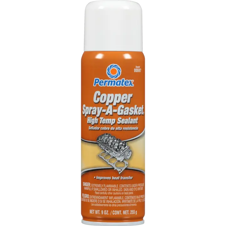 PERMTX-LOCKT 80697 12 oz Copper Spray-A-Gask for Sealing and Corrosion Protection