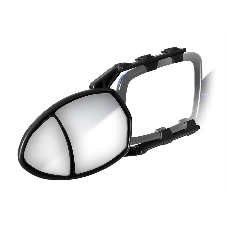 Camco Towing Mirror Clamp-On Double Mirror with Adjustable Fit