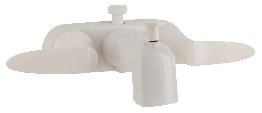 Valterra LLC Catalina 4' Tub and Shower Faucet, White - Part PF223205