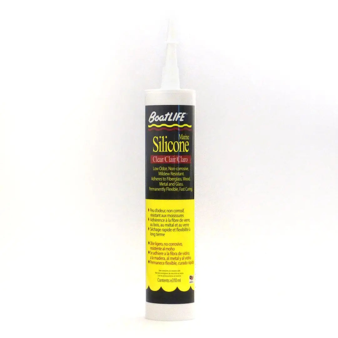 LIFE INDUST. Silicone Sealant 10.6 fl oz Cartridge Clear - Model 1150