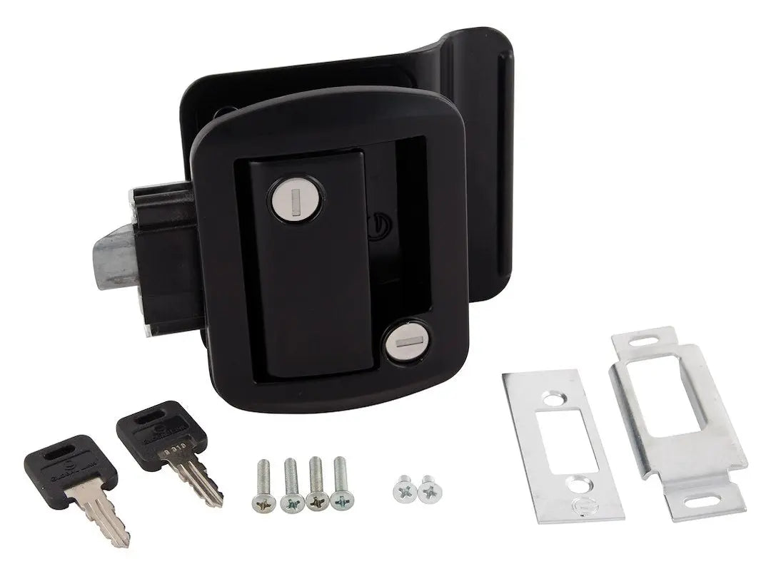 AP Products Metal TT Lock with Keys - Black (Part #013570)