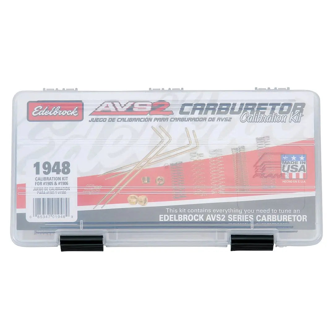 Edelbrock Carburetor Calibration Kit - Part Number 1948 for Precise Tuning