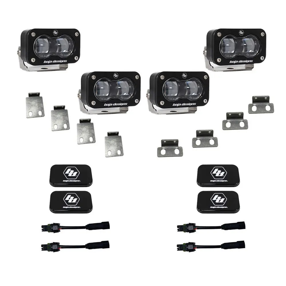 Baja Designs S2 SAE Fog Pocket Kit for Ford F-150 (2021-2026)