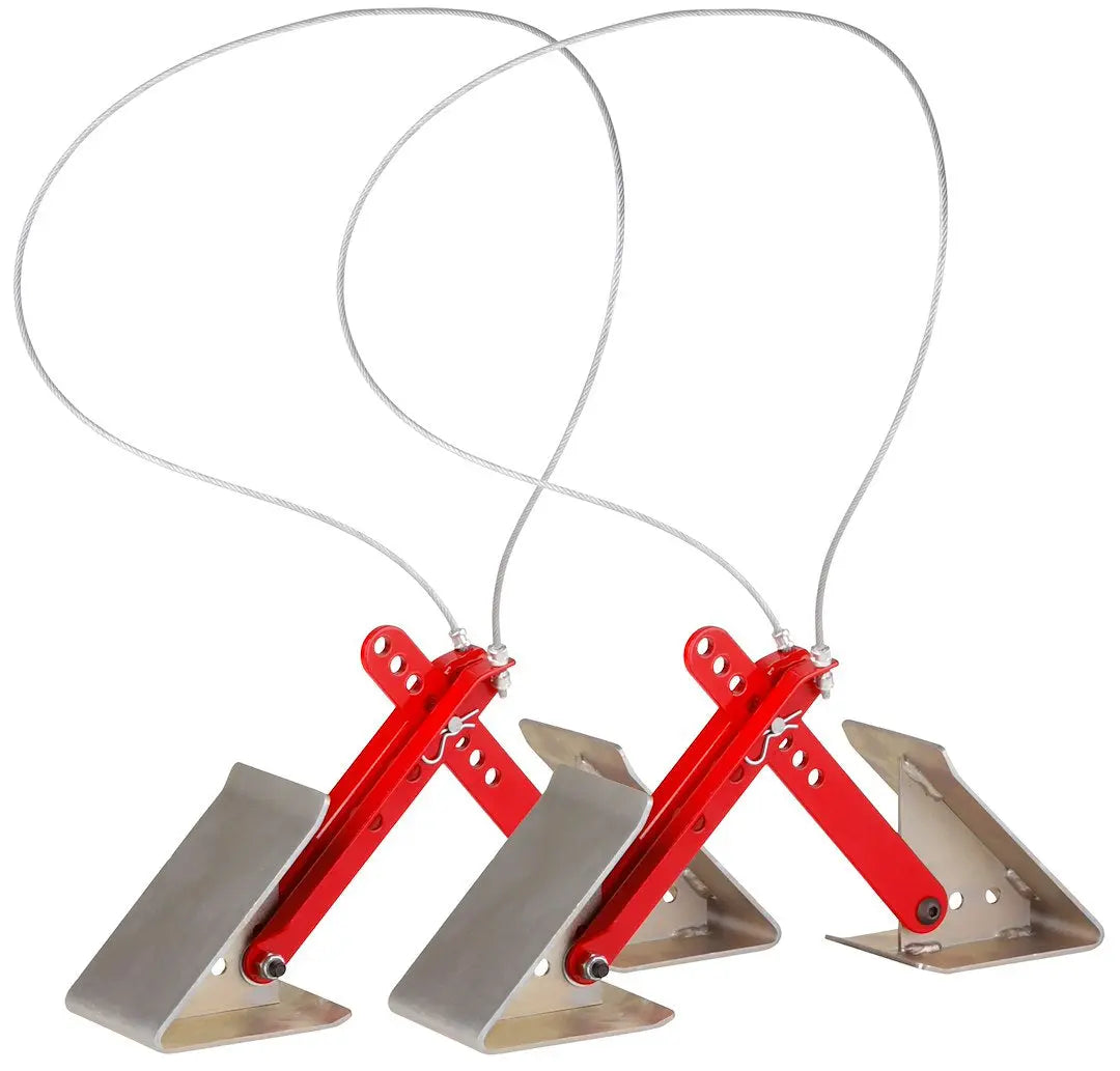 Equalizer 84004840 1-Step Wheel Chock for 16-24' Trailers (2-Pack)