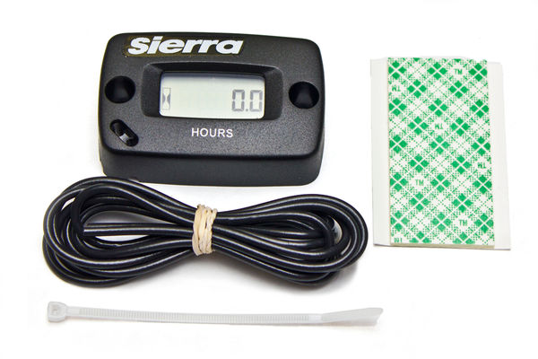 SierraMarine Small Engine Hourmeter (Part Number 56968P) for Accurate Engine Monitoring