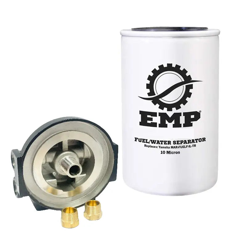 EMP Fuel Water Separator Kit for 3/8-Inch Aluminum Yamaha Engines - Part #3537857