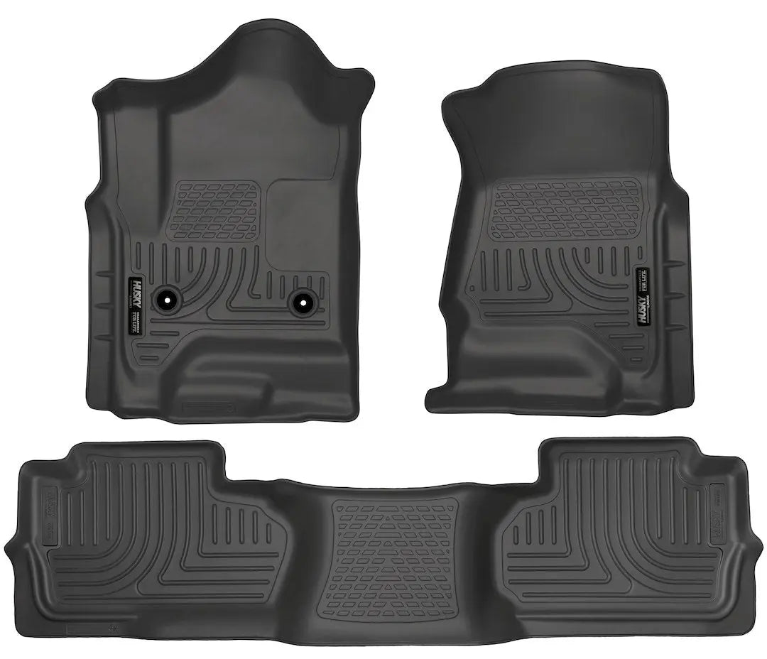 HuskyLiner 98241 Custom Fit Floor Mats for 2014-2016 Chevrolet Silverado and GMC Sierra Models