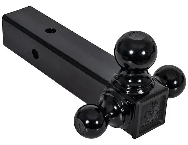 Buyers Products 1802250 Black 2.5 Inch Receiver Hitch with Tri-Ball Design