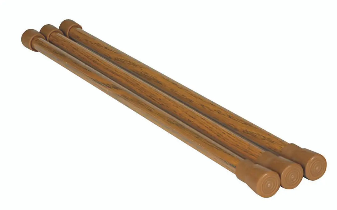 Camco Refrig Bars Oak 3-Pack - Durable Refrigerator Shelf Bars