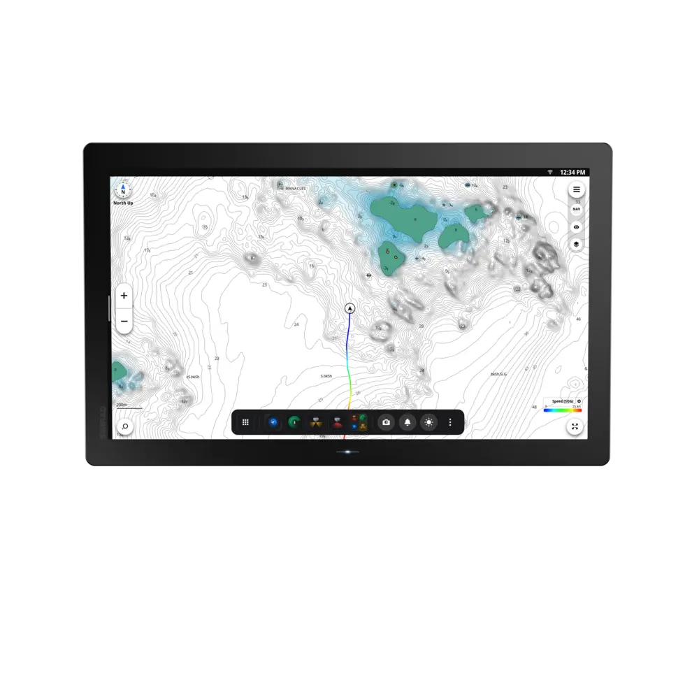 Simrad NSO 4-22 MFD Worldwide Basemap Chartplotter with Touchscreen Display