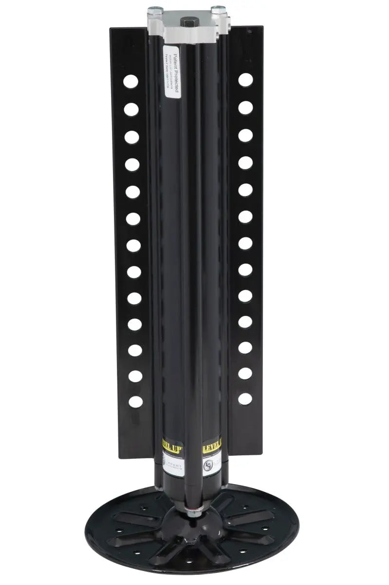 Lippert Components 8K Aluminum Landing Gear with 9 Footpad, Black (Part #433458)