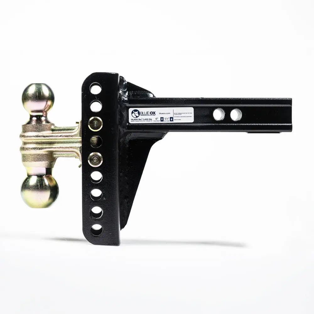 Blue Ox Adjustable Ball Mount 6-Inch Drop / Rise 14K Model BXH14161