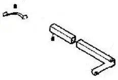 Dometic KIT Inner Rafter LH 3-4M - Durable RV and Marine Rafter Support Part