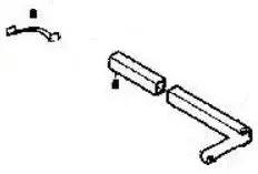 Dometic KIT Inner Rafter LH 3-4M - Durable RV and Marine Rafter Support Part by DOMETIC