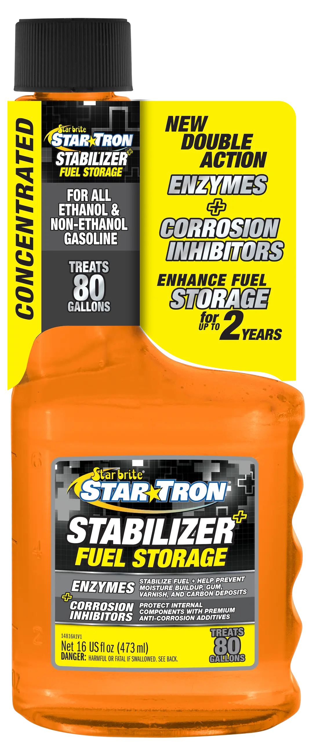 Star Brite Star-Tron Stabilizer+ 16 oz. Fuel Additive for Better Engine Performance