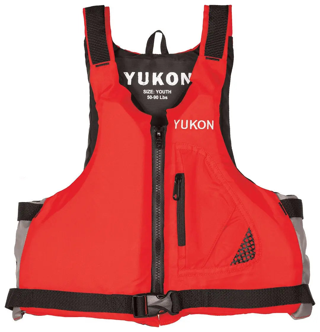 AIRHEAD Yukon Base Paddle and Angler Vest in Red, Model 3300403ARD