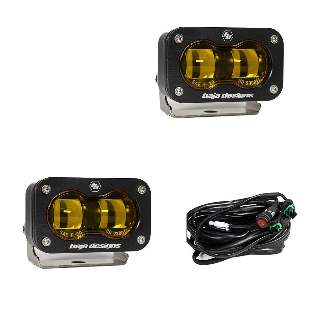 Baja Designs S2 SAE LED Auxiliary Light Pod Pair – Model 237811