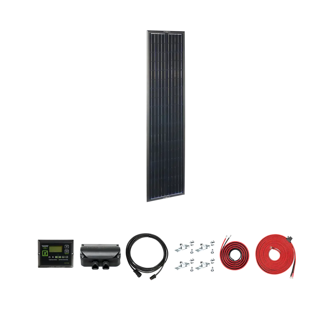 Zamp Solar Obsidian Series 90-Watt Deluxe Kit - Portable Solar Power System