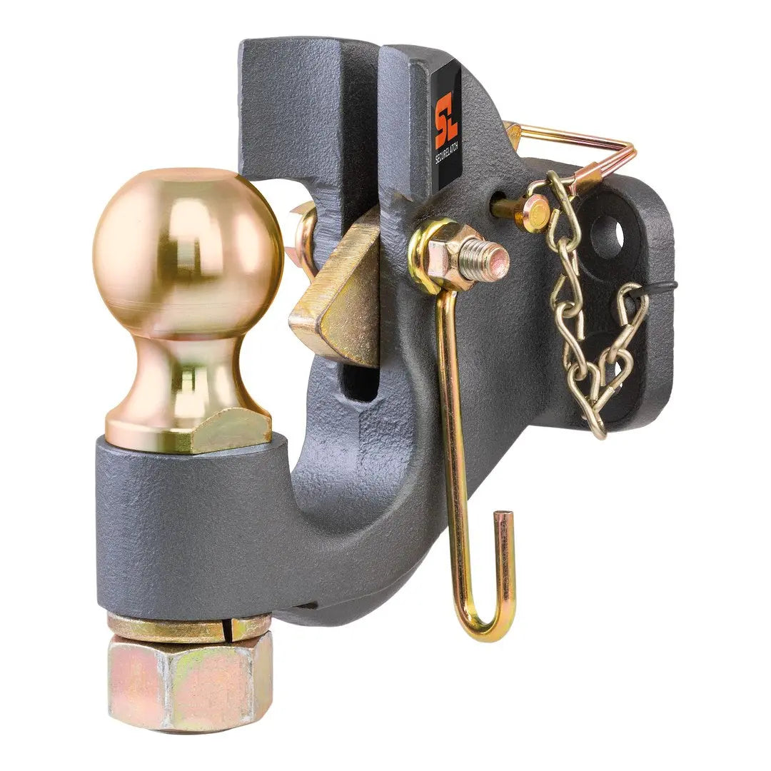 Curt Manufacturing SecureLatch Ball & Pintle Hitch (2-inch) Model 48410