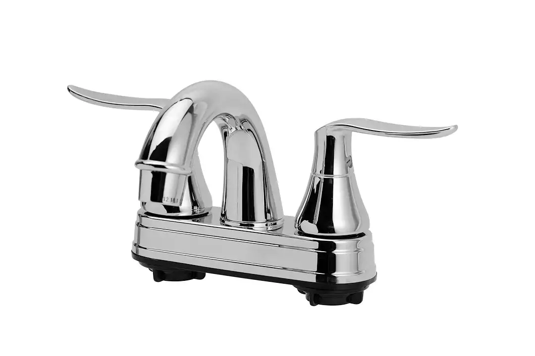 DURA FAUCET FPL620LHCP Elegant Arc Spout RV Lavatory Faucet by DURA FAUCET