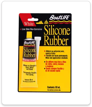 LIFE INDUST. Silicone Sealant Tube - 2.8 fl oz, White