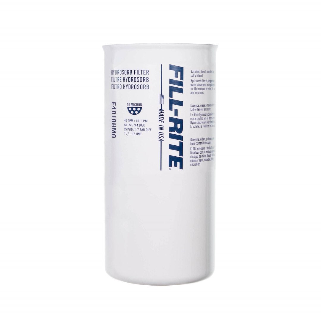 Fill-Rite F4010HM0 40 GPM Water Detecting Filter with 10 Micron Filtration