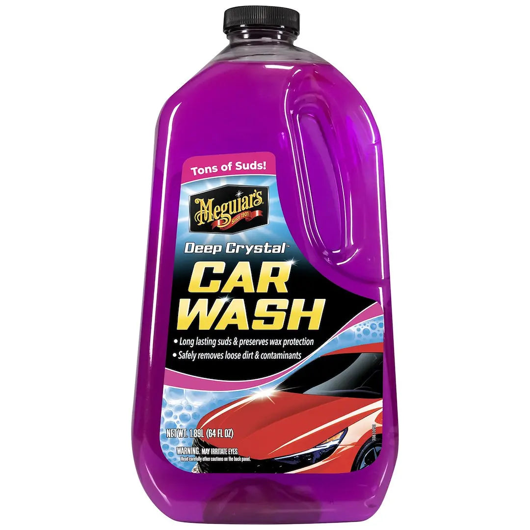 Meguiar's Wax Deep Crystal Wash 64 oz - Car Wash and Detailing Solution