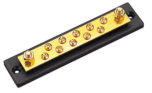 Sea Dog Bakelite Buss Bar - 10 Gang, Heavy-Duty Electrical Connector