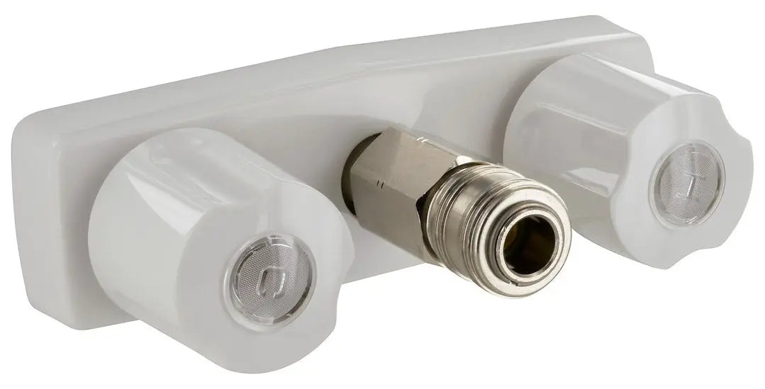 Valterra LLC PF213248 Faucet with Quick Connect, 2 Inches, 2 Knob