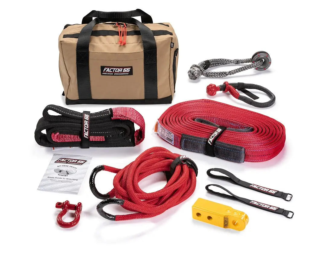 Factor 55 WNCH Tow Kit for Honda Mule Utility Task Vehicle - Yellow