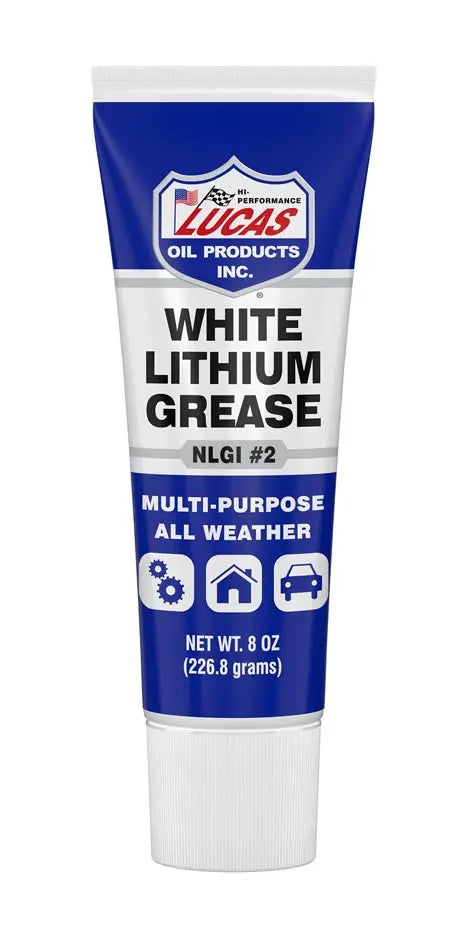 Lucas Oil White Lithium Grease, 12 Pack - Multi-Purpose Lubricant for Automotive and Industrial Use