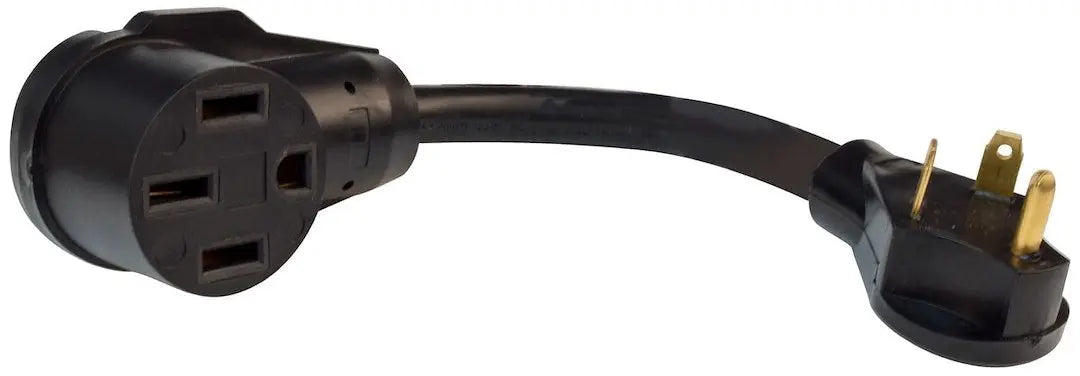 Valterra LLC 30AM-50AF 12' Black Adapter - Durable Bulk Supply