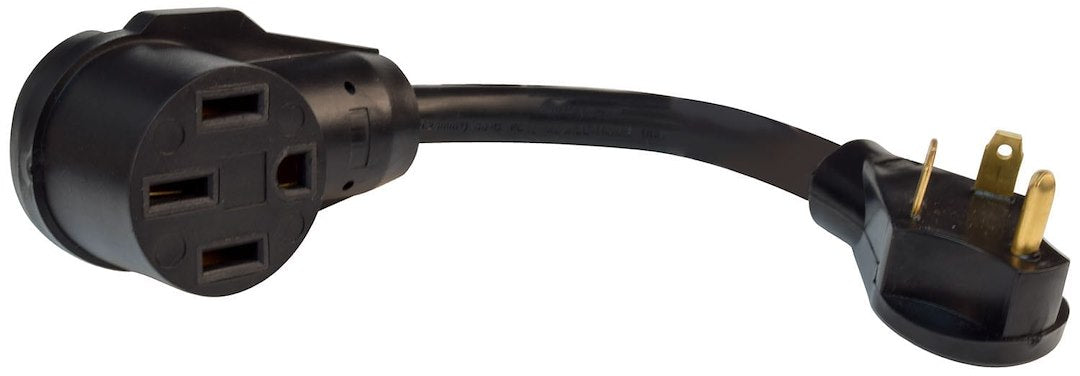 Valterra LLC 30AM-50AF 12' Black Adapter - Durable Bulk Supply