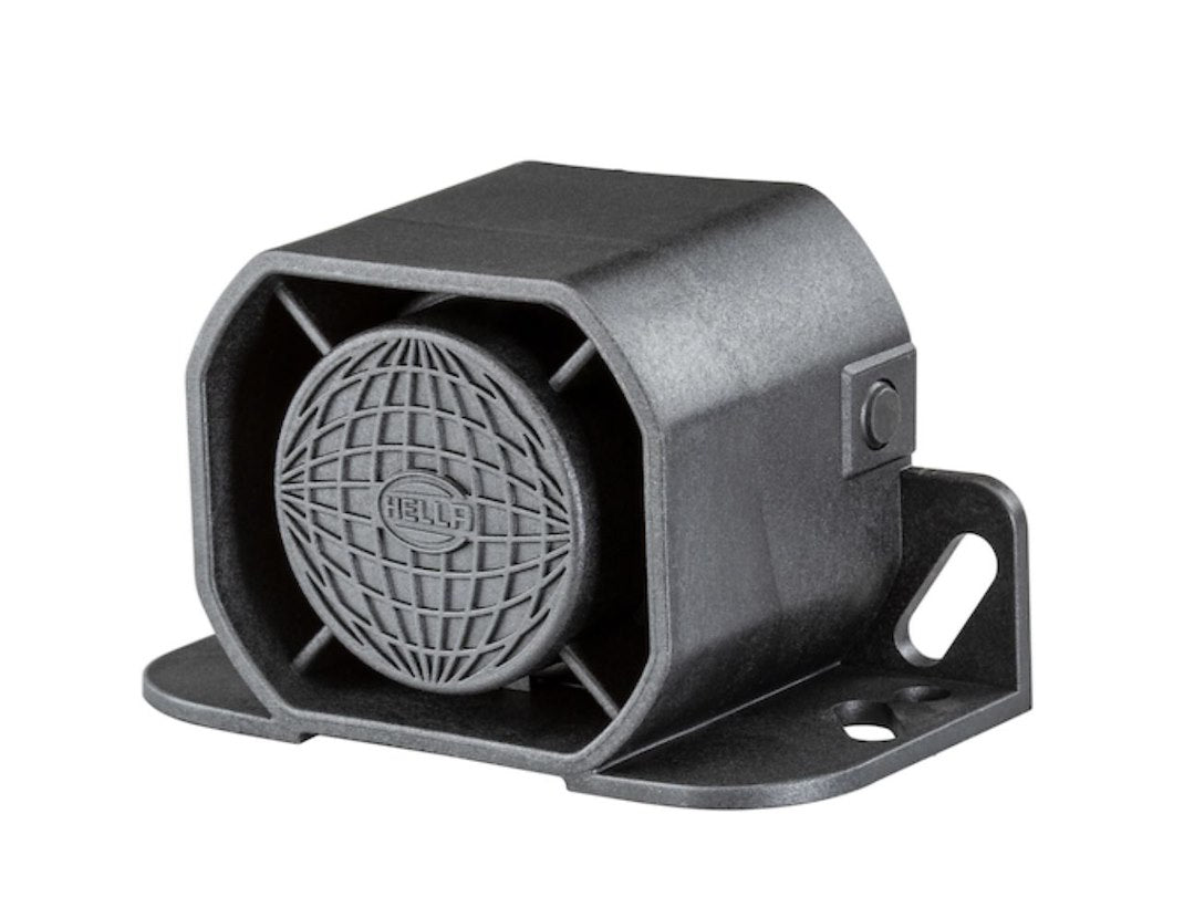 HELLA BU Alarm 112dB 12-48V HD BM30 - Loud Horn for Vehicle Warning