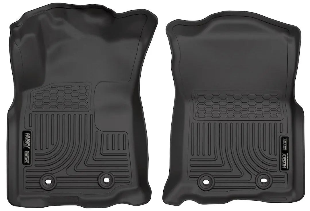 HuskyLiner 13971 Double Cab WeatherBeater Floor Liners for Toyota Tacoma (2018-2023)