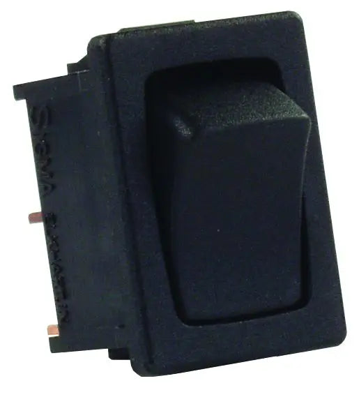 JR Products MINI-12V MOM-ON/OFF Switch BK - Reliable 12V Power Control