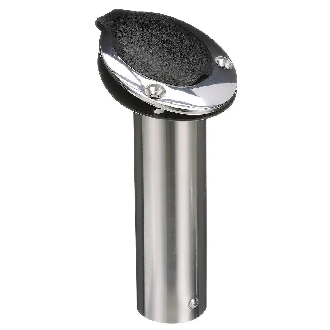 Attwood Mari Rod Holder with 15-Degree Flush Mount, Stainless Steel - Part #663637