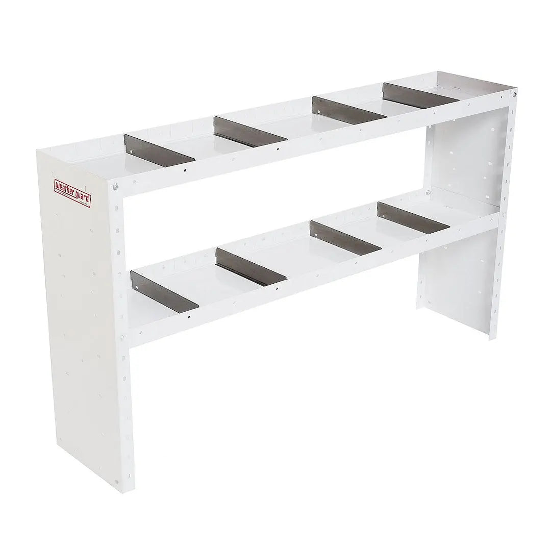 WeatherGuard HD Adjustable 2-Shutter Utility Truck Upper Storage Box - 60 x 35 x 13.5 inches