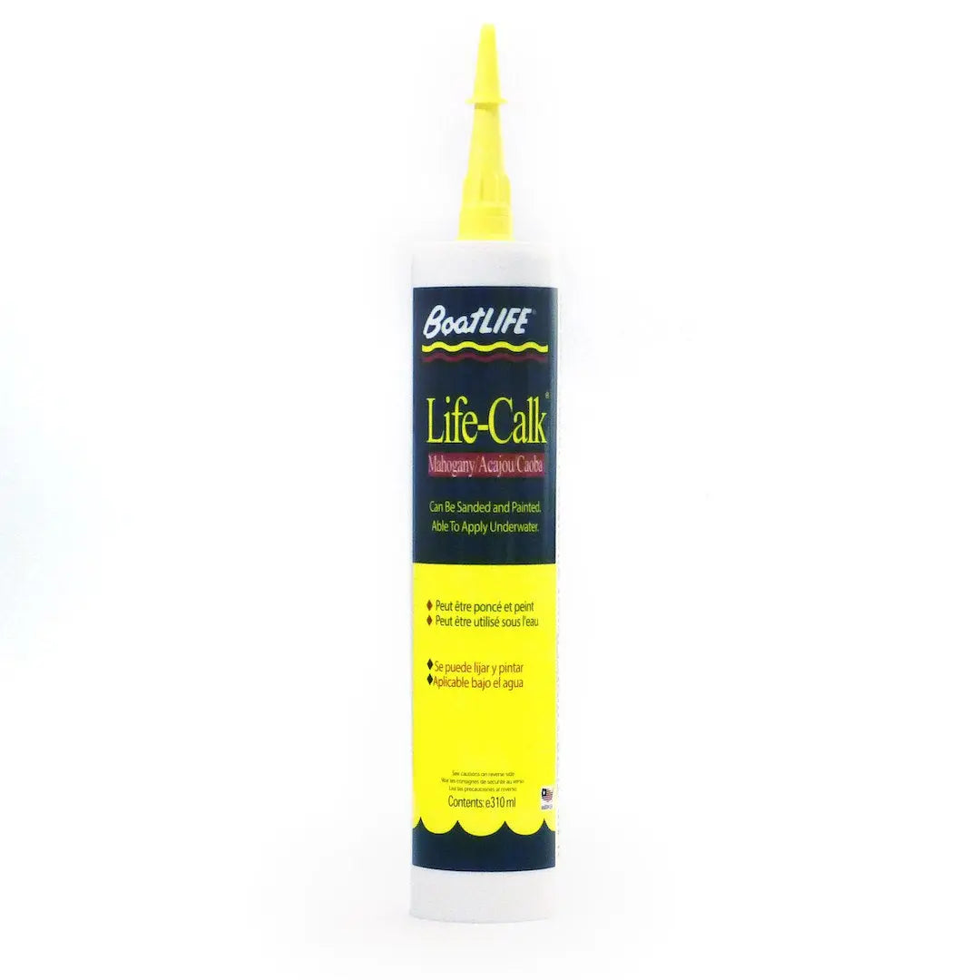 LIFE INDUST. Life Calk 10.6 fl oz. Cart Mahogany - Durable Construction Adhesive